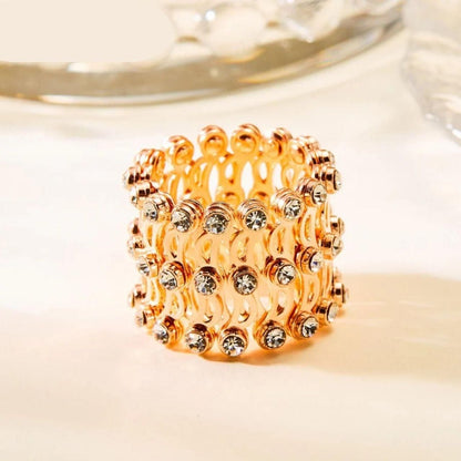 Stretchable 2 In 1 Ring Bracelet