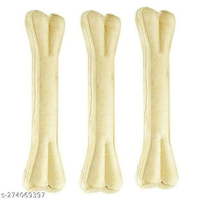 Rawhide Bone Treat for Dog (8 inches, Pack of 3)