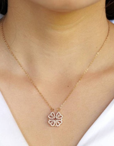 Stone-Studded Short Necklace